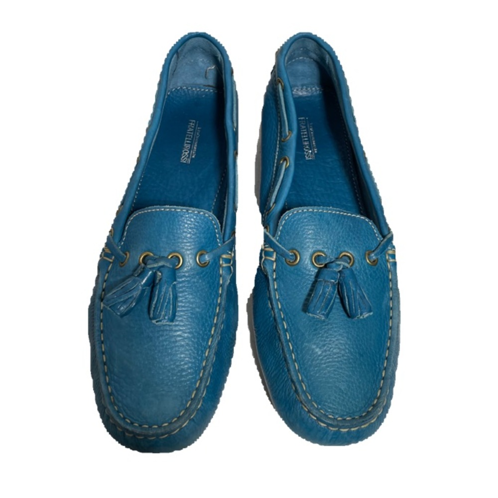 FRATELLI ROSSI Women’s Driver Leather Loafer in Size 40/US 10